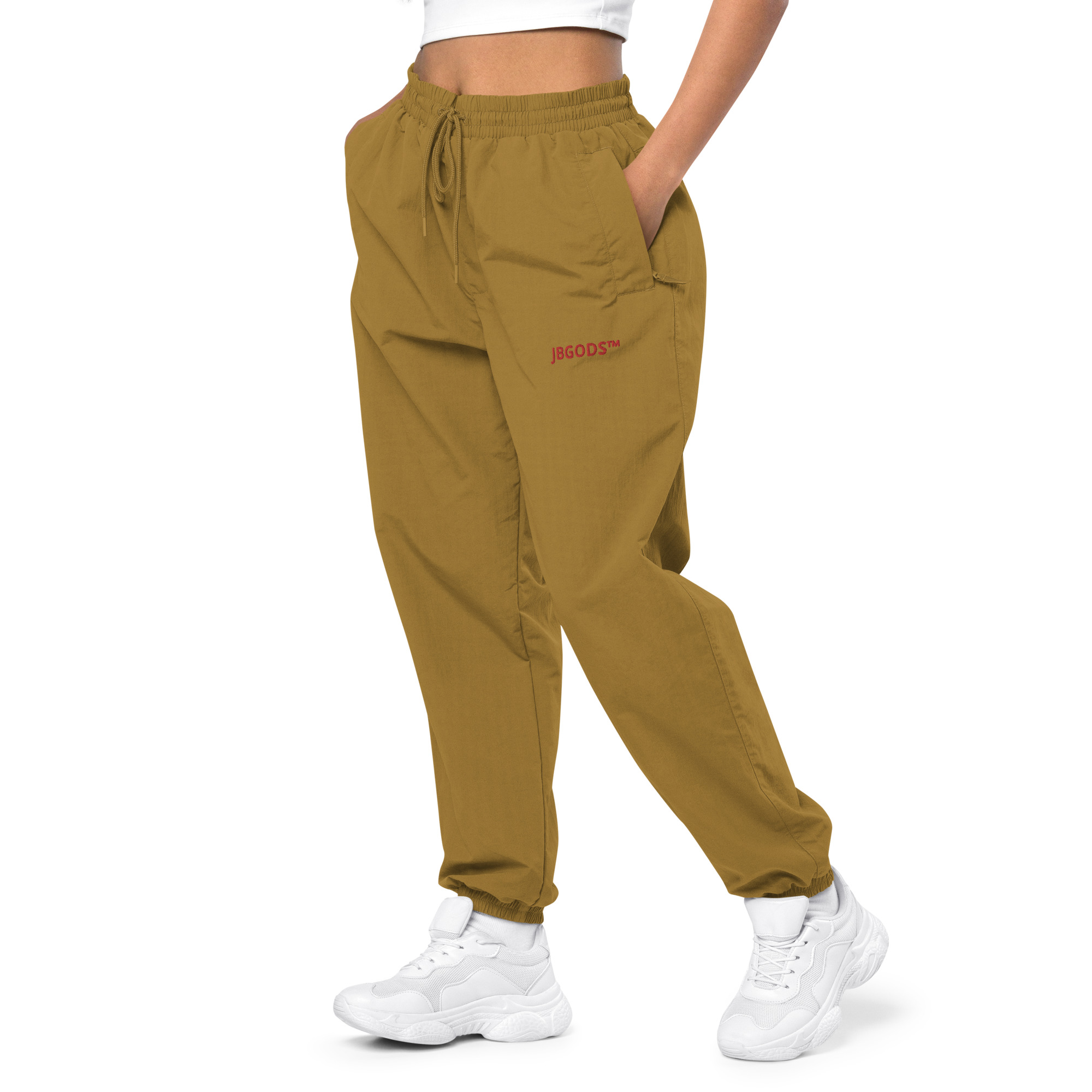 tracksuit trousers olive color
