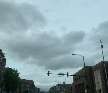 cloudy skies in chicago