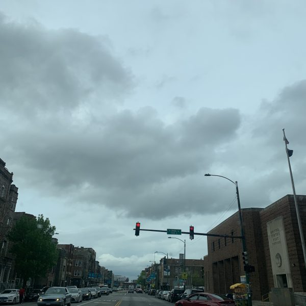 cloudy skies in chicago