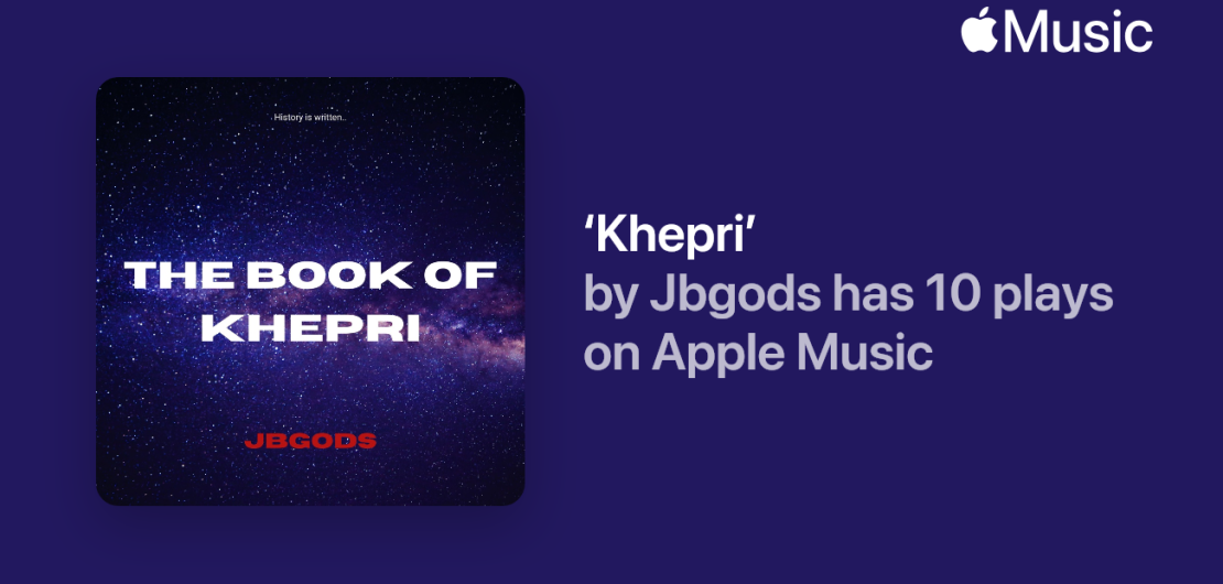 the book of khepri on apple music