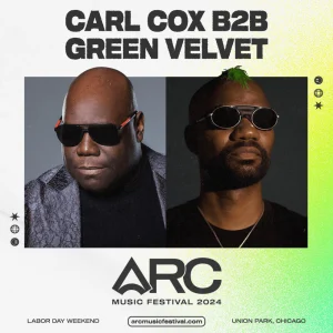 carl cox bwb green velvet arc music festival 2024