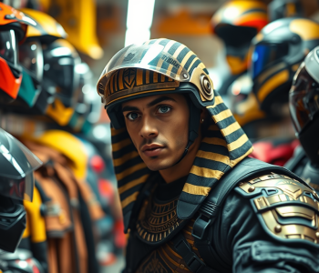 ai generated image of a pharaoh