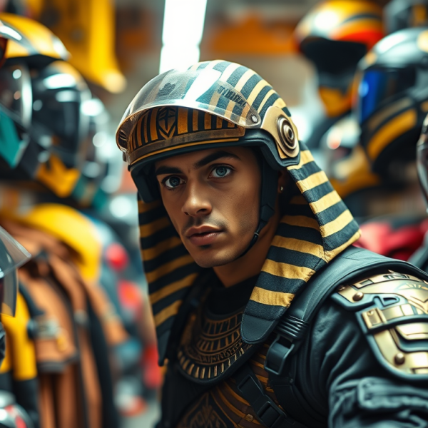 ai generated image of a pharaoh