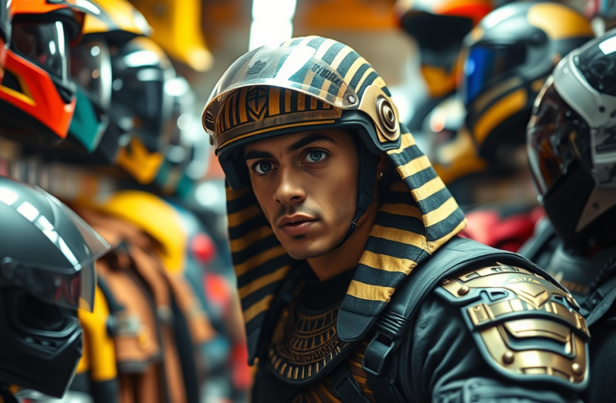Pharaoh Shops Protective Gear For Freeway Stunt