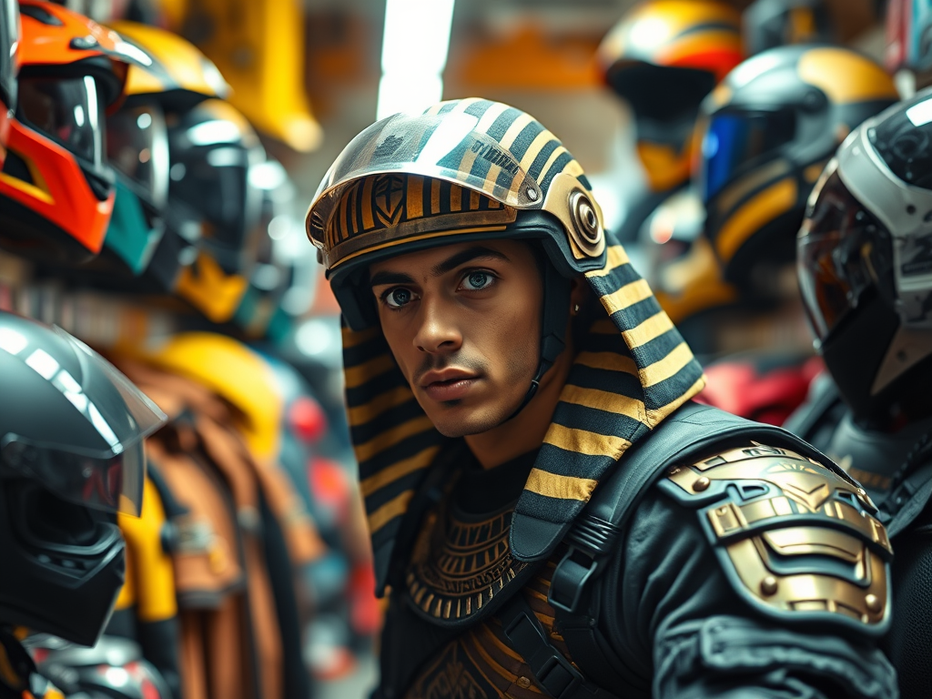 ai generated image of a pharaoh