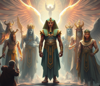 ai generated image of a pharaoh