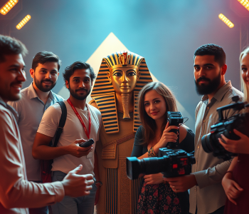 ai generated image of pharaoh