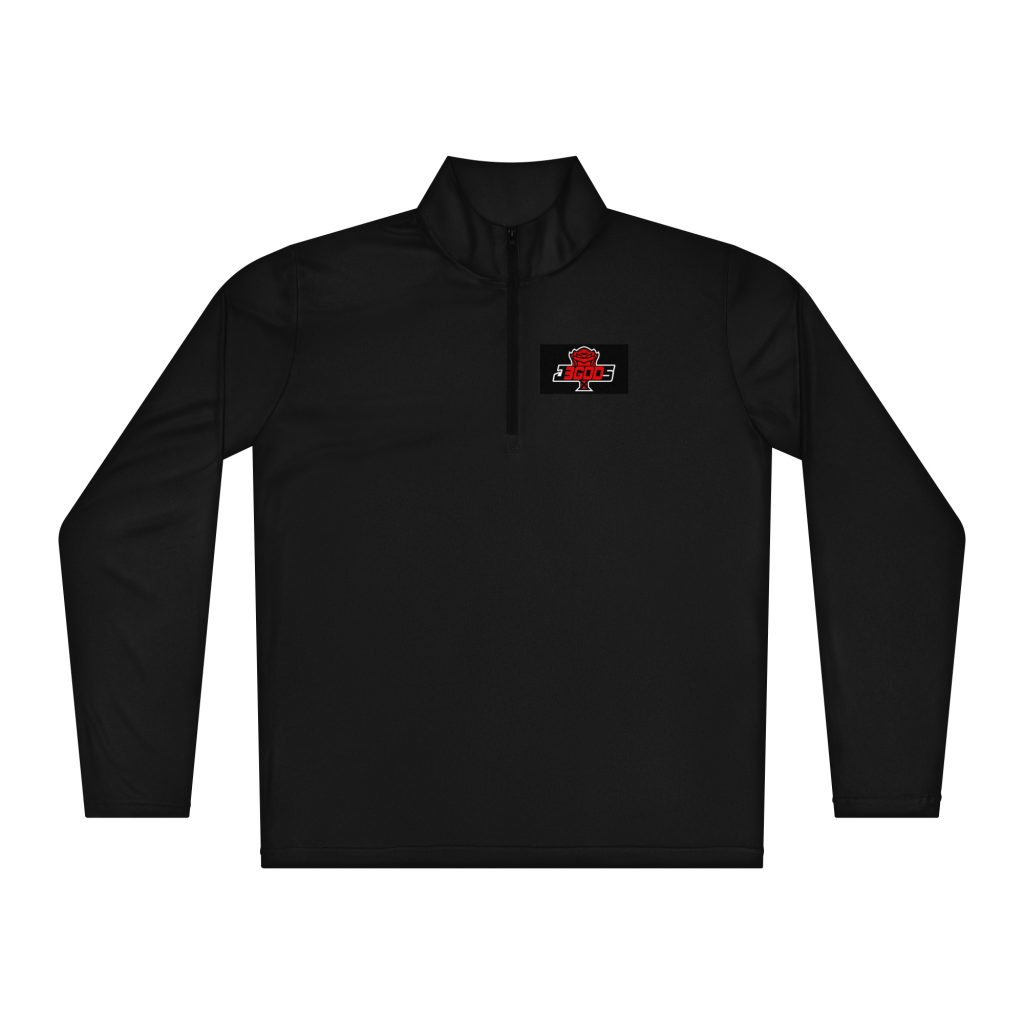JBGODS branded zip pullover black