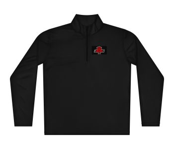 JBGODS branded zip pullover black