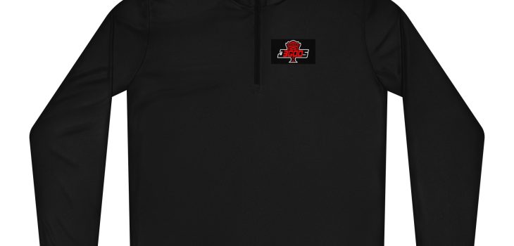 JBGODS branded zip pullover black