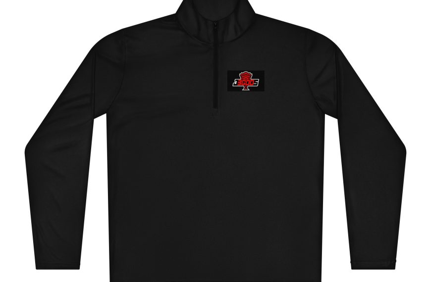 JBGODS branded zip pullover black