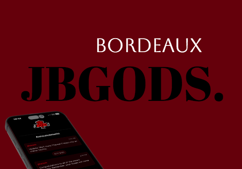 iphone screenshot of the jbgods app