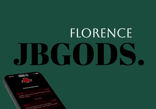 iphone screenshot of the jbgods app