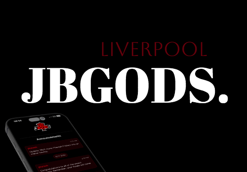 screenshot of the jbgods app