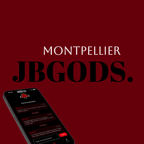 iphone screenshot of the jbgods app