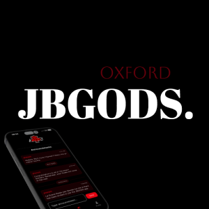 screenshot of the jbgods app