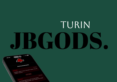 iphone screenshot of the jbgods app