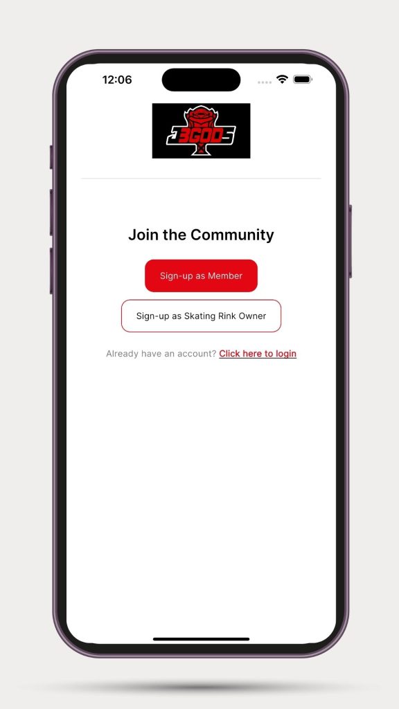 screenshot of the jbgods app